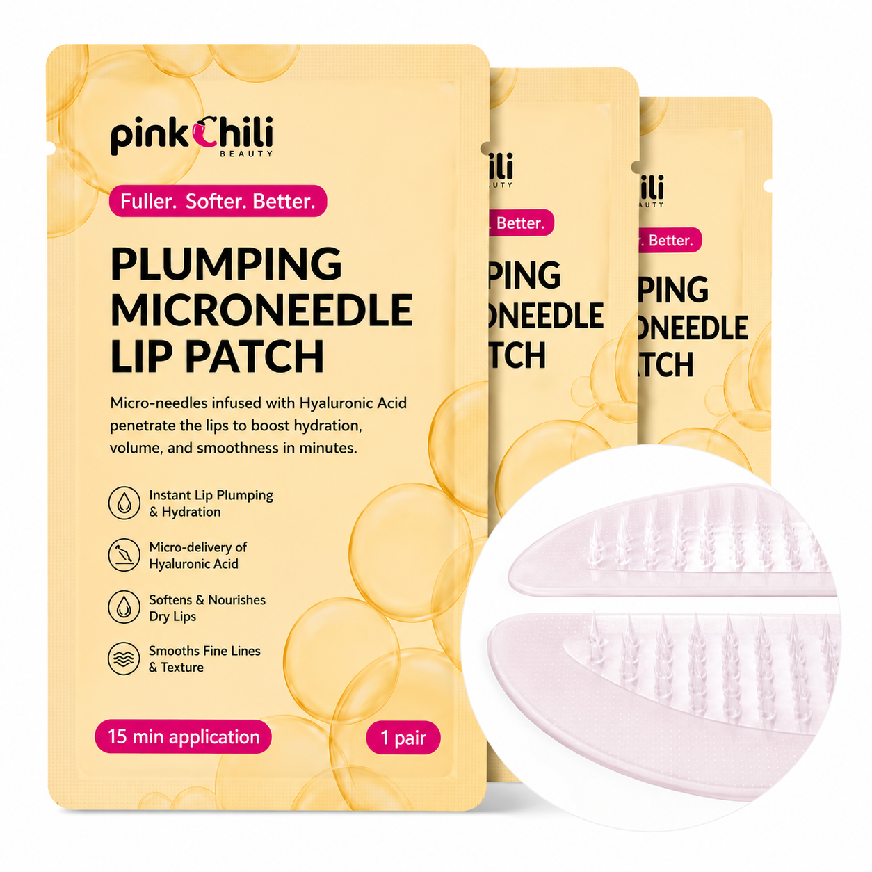 Plumping Microneedling Lip Patches