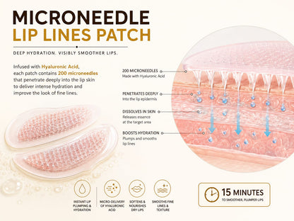 Plumping Microneedling Lip Patches